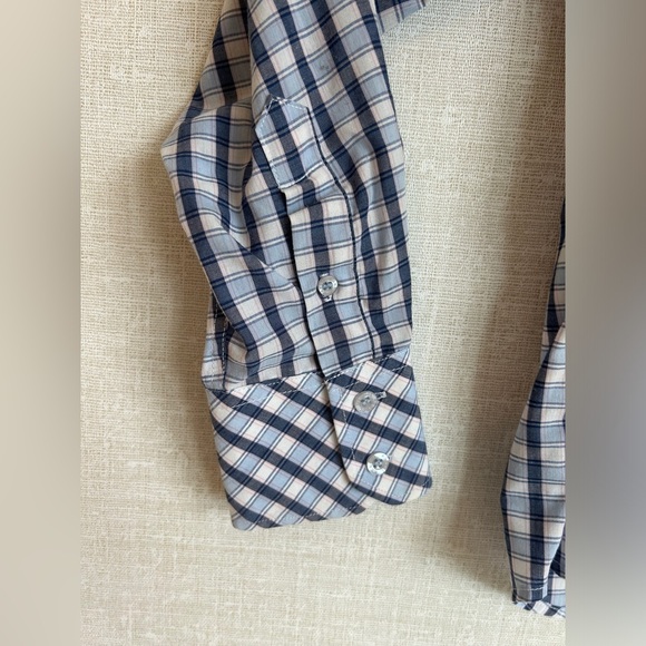 Kangol Mens Button Down Plaid Long Sleeve Shirt UK Size Medium - Picture 6 of 13